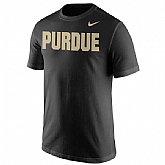 Purdue Boilermakers Nike Wordmark WEM T-Shirt - Black,baseball caps,new era cap wholesale,wholesale hats